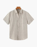 Cape Harbor Linen Shirt – Sand Beige