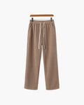 Roman Crest Trousers – Sand Nude