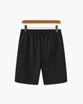 Porto Linen Shorts – Midnight Black